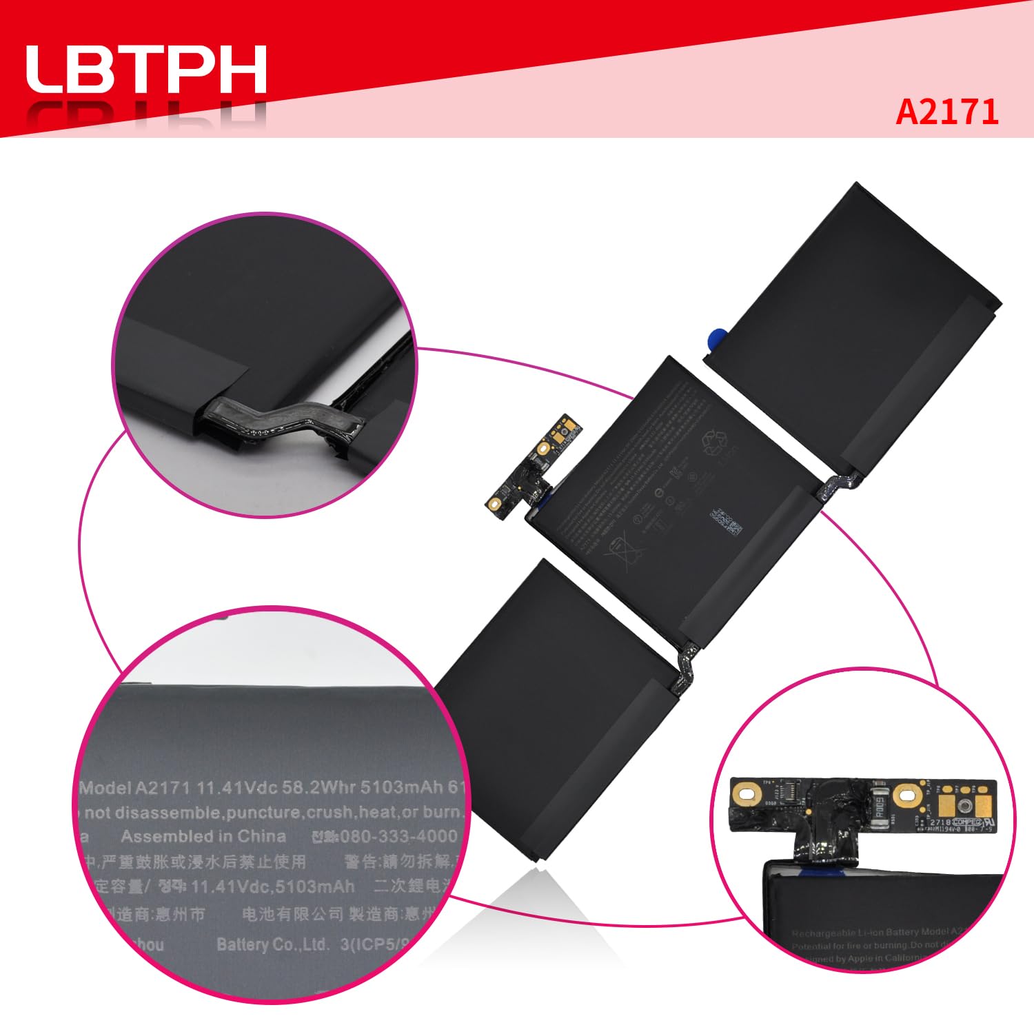 Amazon.com: LBTECH A2171 Battery for Apple MacBook Pro Retina 13.3